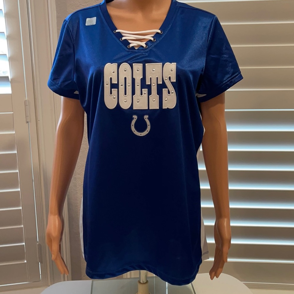 Woman’s Authentic NFL Apparel Colts Top
